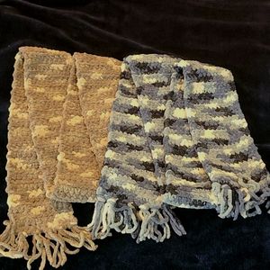 Hand Crocheted Scarves Set